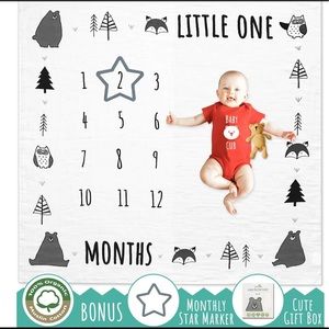 Swoofe Organic Cotton Milestone Blanket